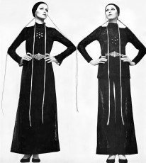 Twiggy, Pattie Boyd by Justin de Villeneuve (1969)