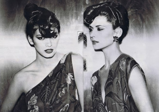 Gia Carangi, Regine Jaffrey by Chris von Wangenheim (1978)