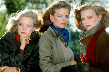 Lisa Cooper, Lisa Taylor, Patti Hansen by Albert Watson (1976)