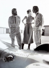 Pete Duel (actor), Gunilla Lindblad, Michael Douglas (actor) by Jean-Pierre Zachariasen (1970)