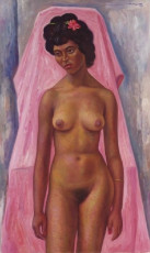 Bold with pink background by Raul Anguiano (1961)