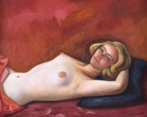 Naked in Red, Betsy by Raul Anguiano (1964)