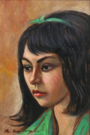 Portrait by Raul Anguiano (1966)