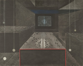 "Grand Central" (1968) by Nemesio Antúnez (chilean painter)