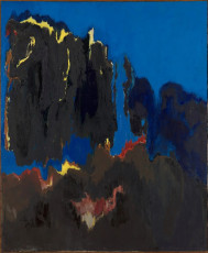 "Blue Mountain, No. 2" (1966) by Bernice Bing (chinese-american artist)