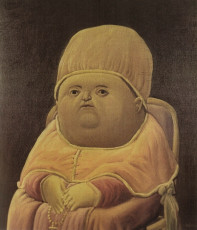Pope Leo X (after Raphael) by Fernando Botero (1964)