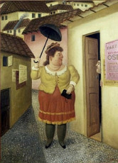 The Street by Fernando Botero (1965)