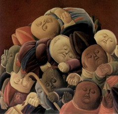 Dead Bishops by Fernando Botero (1965)