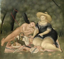 Luncheon on the Grass by Fernando Botero (1969)