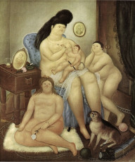 Protestant family by Fernando Botero (1969)