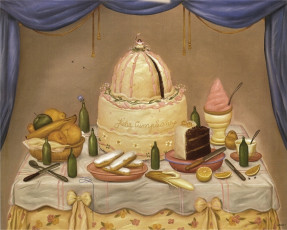 Happy Birthday by Fernando Botero (1971)