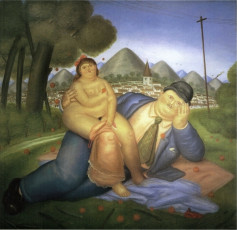 Lovers by Fernando Botero (1973)