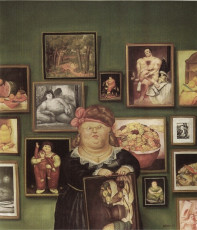 The Collector by Fernando Botero (1974)