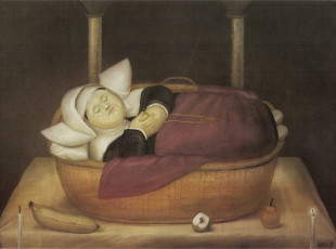 New-born Nun by Fernando Botero (1975)