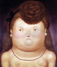 Girl Arc by Fernando Botero (1976)