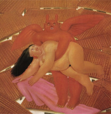Woman Abducted by the Demon by Fernando Botero (1979)