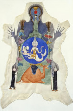 Skin Samhain (gouache) by Leonora Carrington (1974)