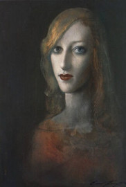 Isabel (oil on canvas) by Ernst Fuchs (1976)