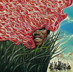 Jimi Hendrix by Mati Klarwein (1970)