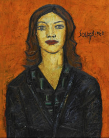 Untitled (Portrait of a Lady) by Francis Newton Souza (1960)