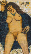 Untitled (Nude) by Francis Newton Souza (1961)
