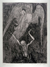 Job, etching, 400x297 / 1963