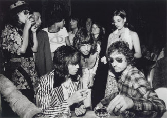 Bob Dylan, Keith Richards, Mick Jagger & Bianca Jagger / 1973