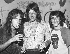 Alice Cooper, Ray Manzarek,  Iggy Pop at Whiskey A-Go-Go / 1974