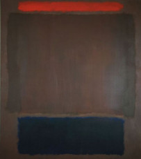 No. 22 (Red over Plum and Black) / 1960