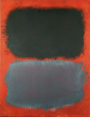 Untitled (Gray, Gray on Red) / 1968