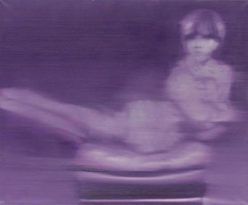 Girl in Armchair (Purple) / 1966