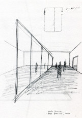 Study for Glass Wall (recto and verso) / 1966