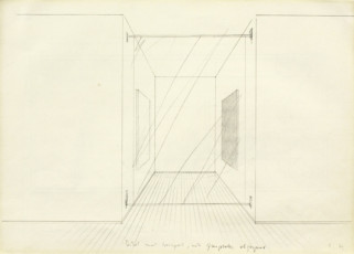 Picture and Mirror, Closed Off With Glass Pane / 1976