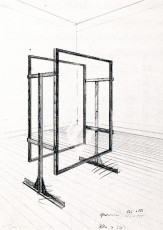 Study for 'Double Glass Pane' (CR 416) / 1977