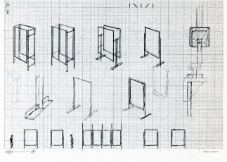 Study for 'Glass Pane' (CR 415/1 and 2) and 'Double Glass Pane' (CR 416) / 1977