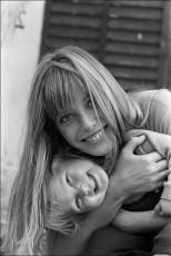 Jane Birkin with Kate Barry by Jean-Pierre Bonnotte / 1968