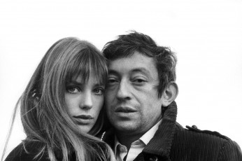 Jane Birkin and Serge Gainsbourg by Jean d'Hugues / 1969
