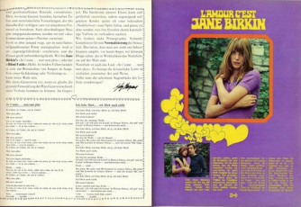 Jane Birkin for Pop (England) / 1969