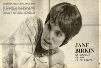 Jane Birkin for Le soir illustre (Belgium) / October 1969