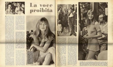 Jane Birkin and Serge Gainsbourg for Tipo (Italy) / December 1969