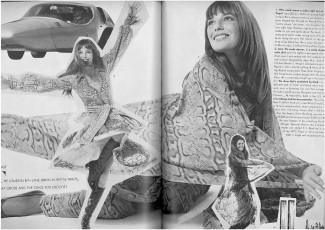 Jane Birkin by Patrick Litchfield for Vogue / January 1970