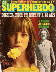 Jane Birkin for Superhebdo (France) / October 1970