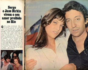 Jane Birkin and Serge Gainsbourg for Manchete (Brazil) / October 1971