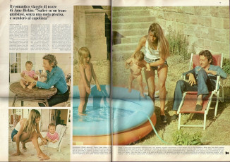 Jane Birkin and Serge Gainsbourg for Annabella (Italie) / September 1972