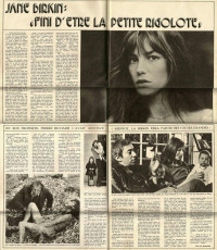 Jane Birkin for Le soir illustre (Belgium) / July 1975