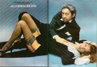 Jane Birkin and Serge Gainsbourg for Playmen (Italie) / July 1979