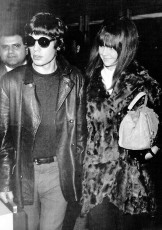 Mick Jagger and Chrissie Shrimpton Airport (NY, USA) / Febriary 1966