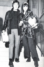 Mick Jagger and Chrissie Shrimpton Airport (NY, USA) / Febriary 1966