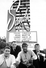 Peter Lawford, Frank Sinatra, Sammy Davis Jr, Dean Martin (Las Vegas) by Bob Willoughby / 1960
