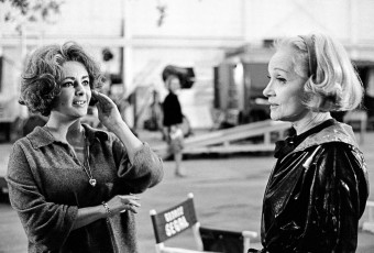 Elizabeth Taylor, Marlene Dietrich (Who's Afraid of Virginia Woolf?) by Bob Willoughby / 1965